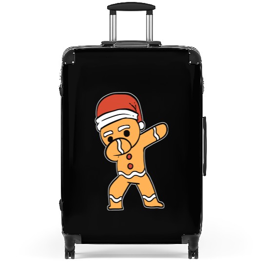 Dabbing Gingerbread Performer Gift Suitcases