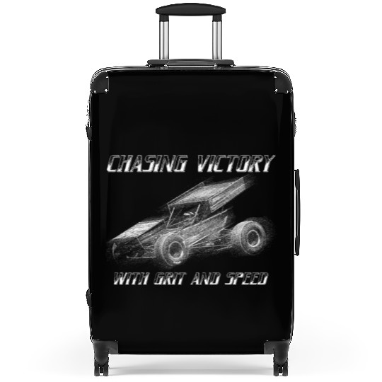 Sprint Car Mom Dirt Track Racing Racing Race Day Suitcases