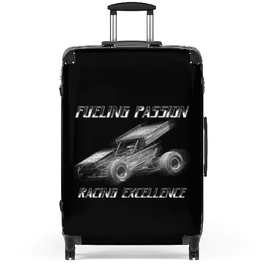 Sprint Car Mom Dirt Track Racing Racing Race Day Suitcases