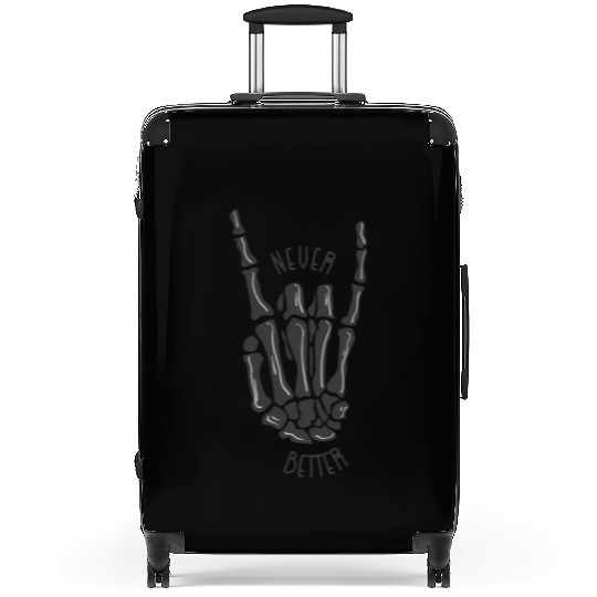 Never better skeleton Suitcases