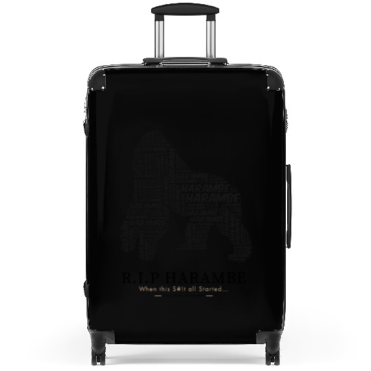 R.I.P Harambe Suitcases