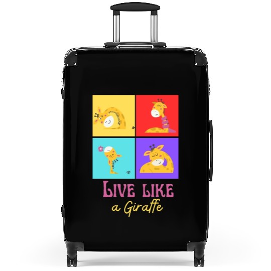live like a giraffe Suitcases