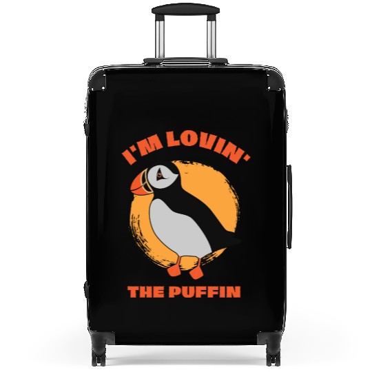 Lovin The Puffin Bird Lover Puffins Suitcases