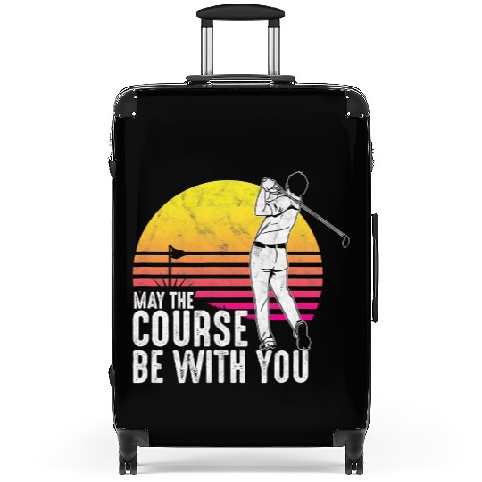 Cool Golfer May The Course Be With You Golf T Shir Suitcases
