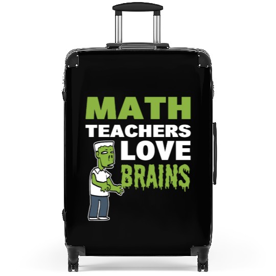 Funny Math Teacher Math Teacher Suitcases