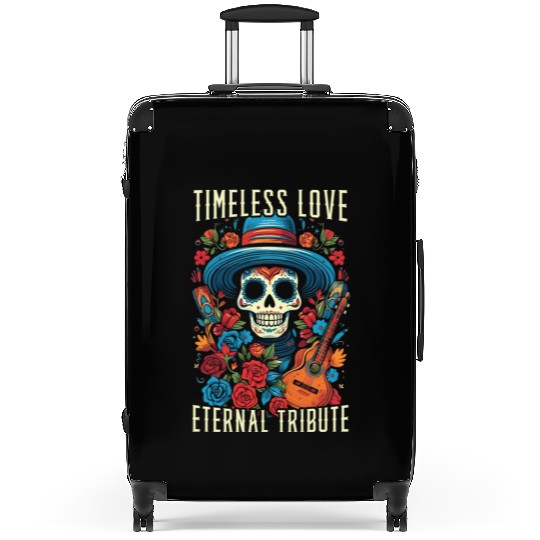Dia De Los Muertos Sugar Skull Mexican Holiday Suitcases