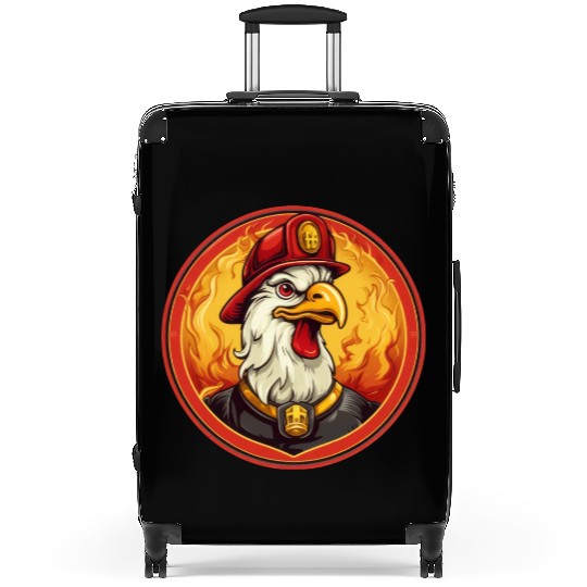Fire department cock Suitcases