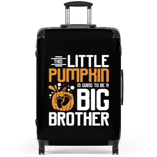 Pregnancy Thanksgiving pumpkin big brother Suitcases
