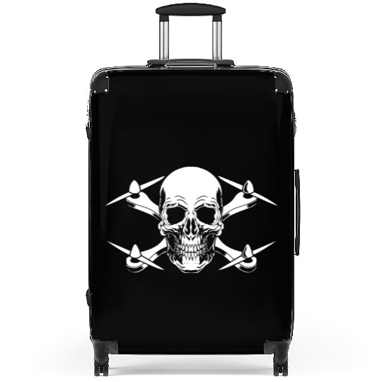 Drone Pilot Skull Suitcases