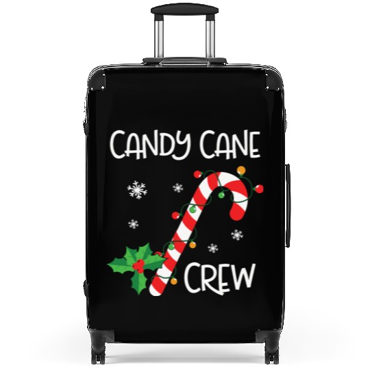 Candy Cane Crew Funny Christmas Lights Xmas Gift Suitcases