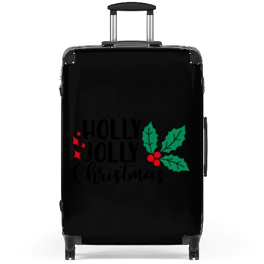 Holly Jolly Christmas Suitcases