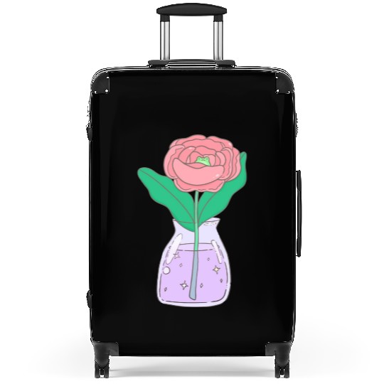 Rose With A Surprise Suitcases