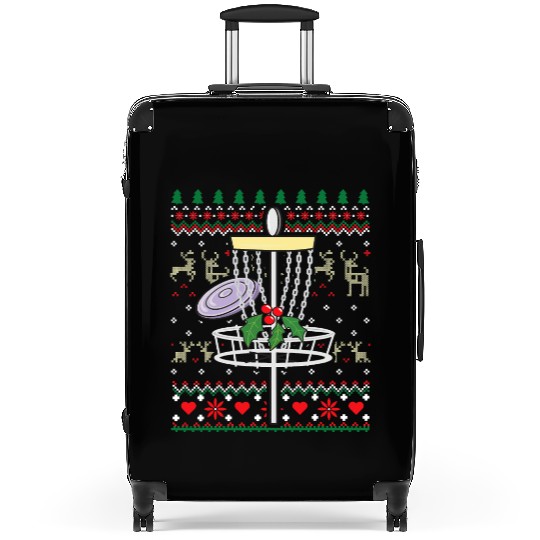 Disc Golf Player Christmas Ornament Tree Gift Fris Suitcases
