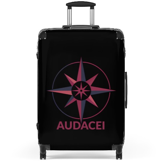 Courageous Evolution: Audacei Color Logo Suitcases