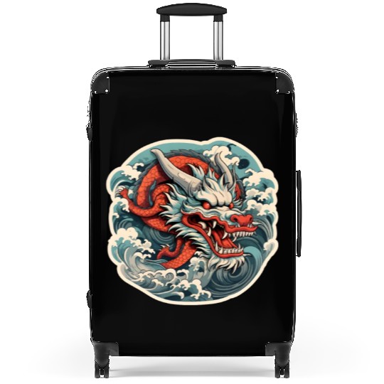 Japanese Dragon Suitcases