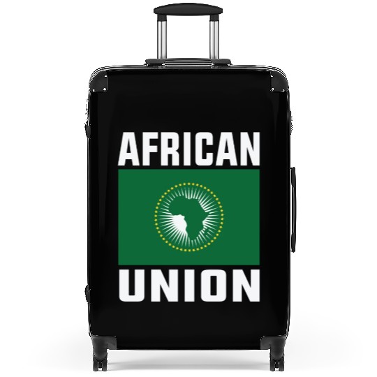 Flag of African Union Suitcases