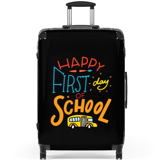 happy firsy day of school back to school 2023 Suitcases