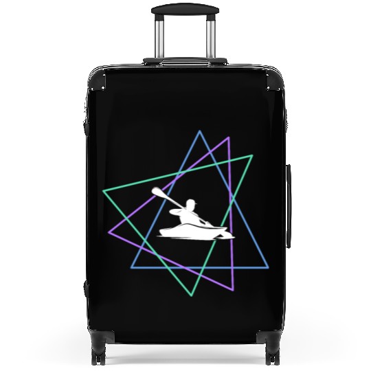 Geometric Kayak Adventure Suitcases
