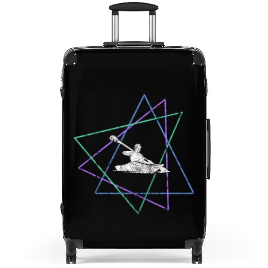 Geometric Kayak Adventure Suitcases