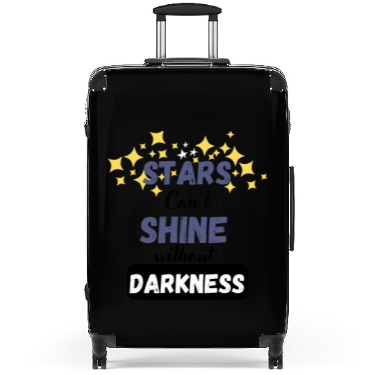 Stars can t shine without darkness 2 Suitcases