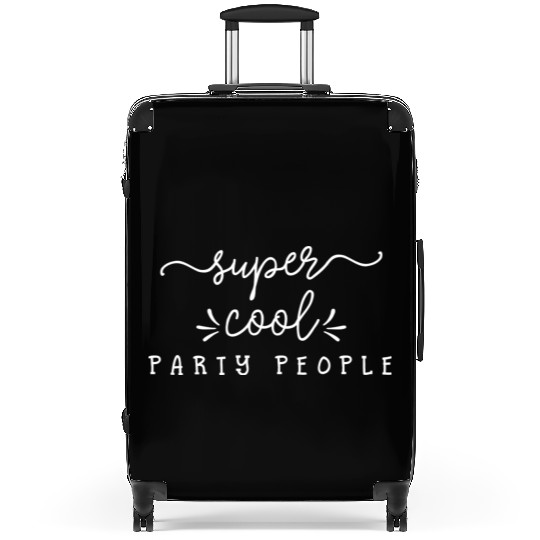 Super Cool Party People Suitcases