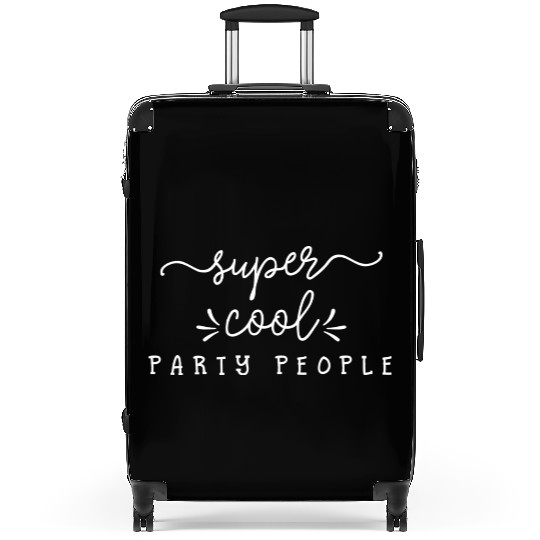 Super Cool Party People Suitcases