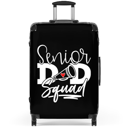 Senior Cheer Dad Squad American Football Suitcases