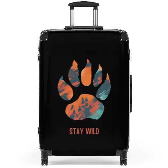 The Grizzly Bear Paw Suitcases