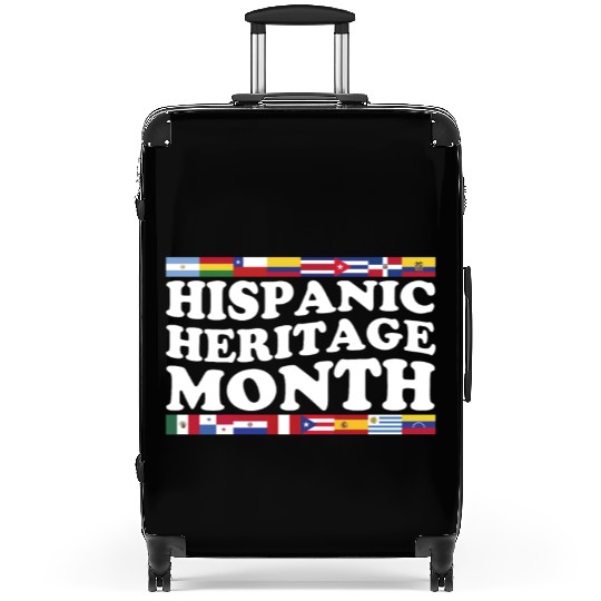 Hispanic Heritage Month Funny Hispanic Spanish Suitcases