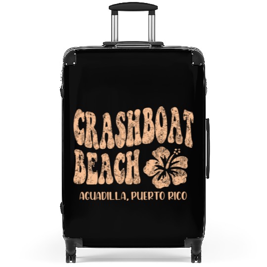 Crashboat beach Aguadilla Puerto Rico Suitcases