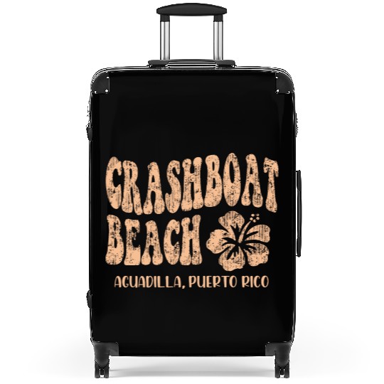 Crashboat beach Aguadilla Puerto Rico Suitcases
