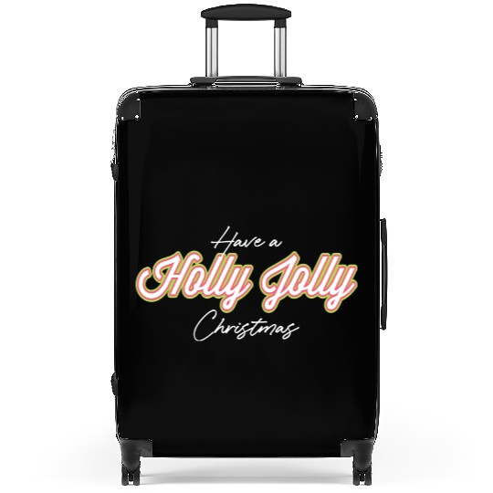 Have A Holly Jolly Christmas Christmas Suitcases
