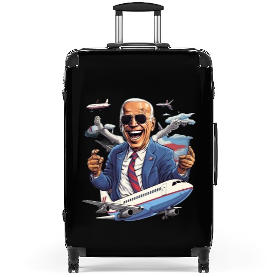 Airplane! Is Joe comming with us? Suitcases