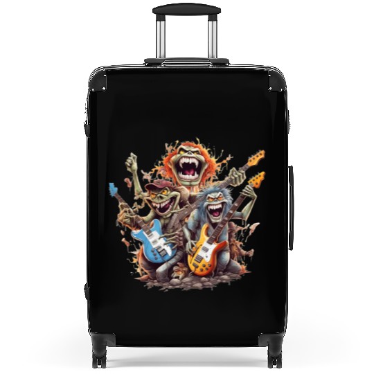 Monsters of Rock and Roll for Music enthusiasts Suitcases