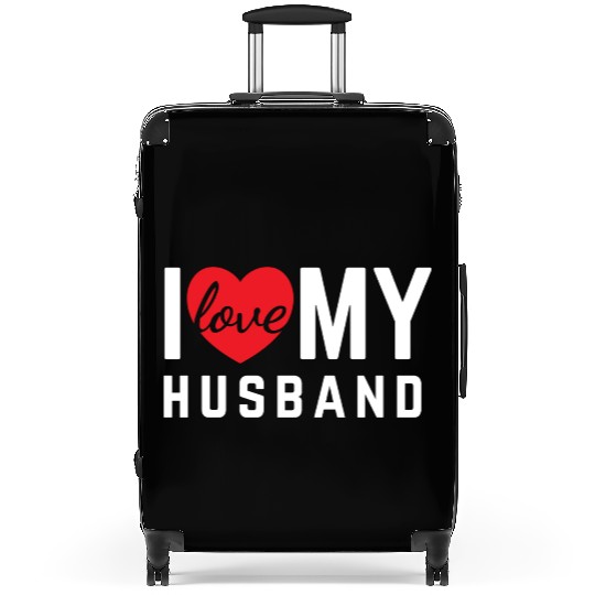 I love My husband Suitcases