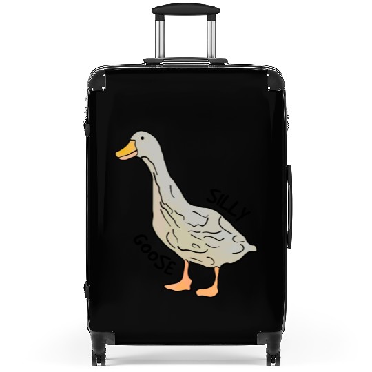 Playful Silly Goose Delight Suitcases
