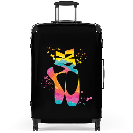 Ballet Shoes Dancer Woman Ballerina Suitcases