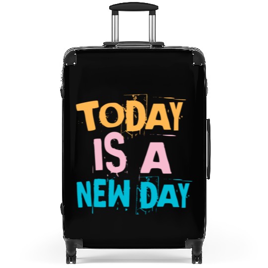 Today is a new day - Vintage Suitcases