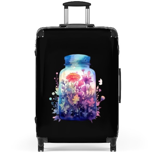 Wild Flowers Suitcases Design - Funny gift