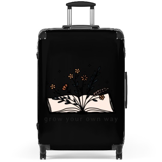 Grow Your Own Way Wild Flower Book Lover Suitcases