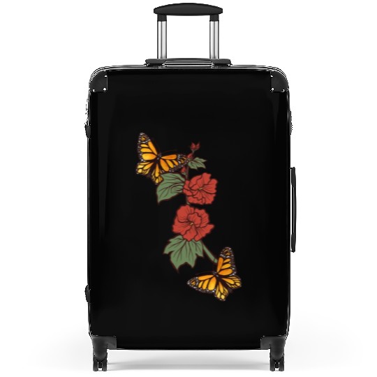 Natures Monarch Butterflies Suitcases