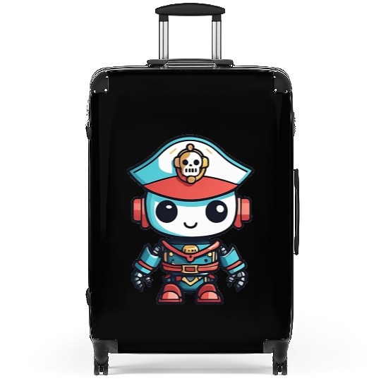 Pirate Robot Suitcases