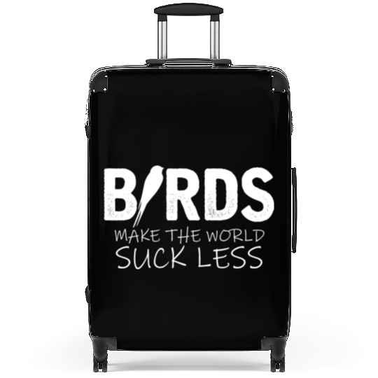 Birds Lover World Joke Budgie Canary Robin Lovers Suitcases