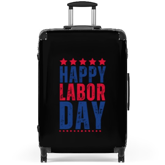 Happy labor Day Suitcases