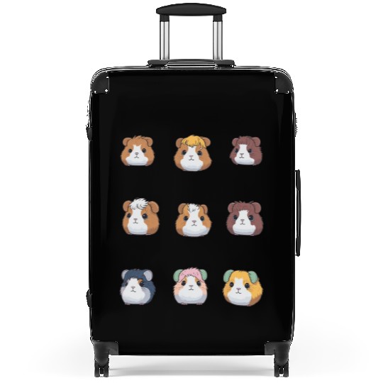 Cute Kawaii Korean Guinea Pig Pastel Stickers Pack Suitcases
