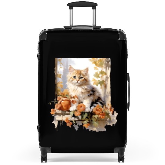 Wild Flowers Suitcases Design - Funny gift