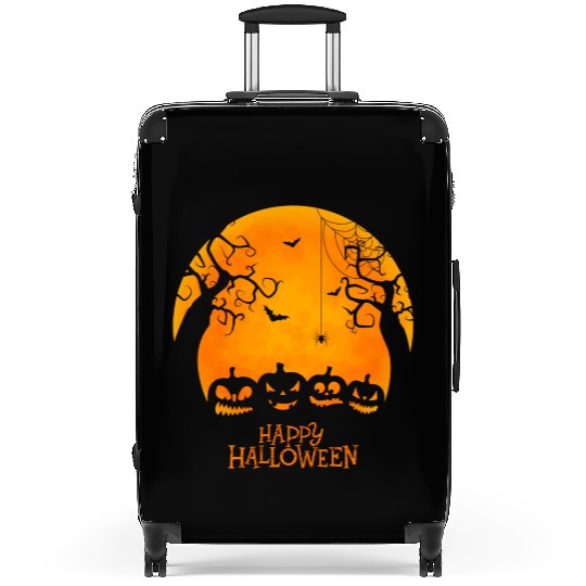 happy halloween Suitcases