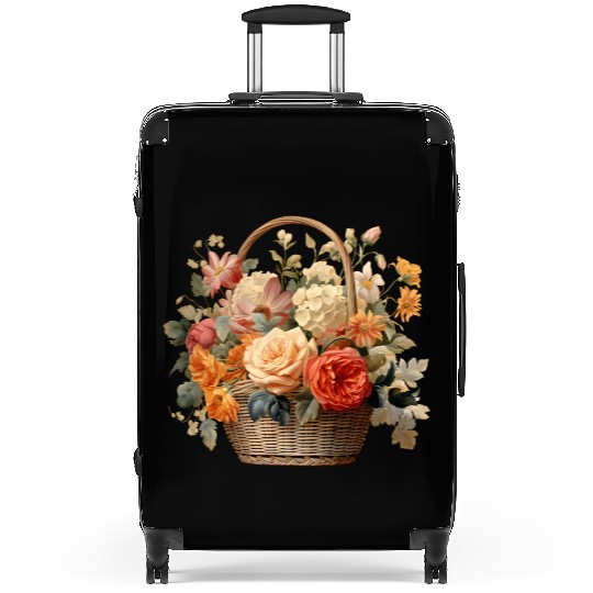 Wild Flowers Suitcases Design - Funny gift