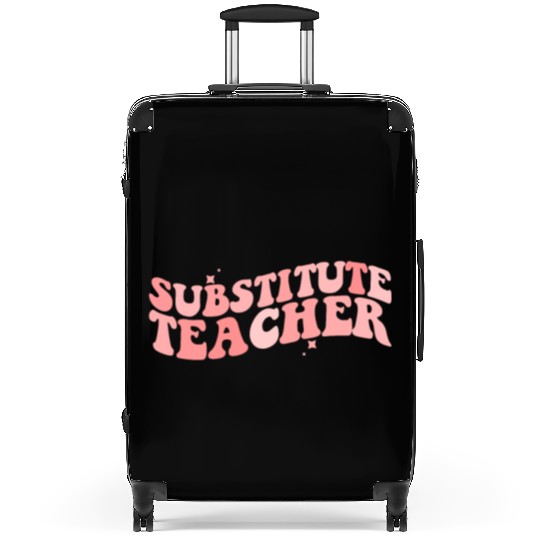 Substitute Teacher Back To School Sub Teacher Suitcases