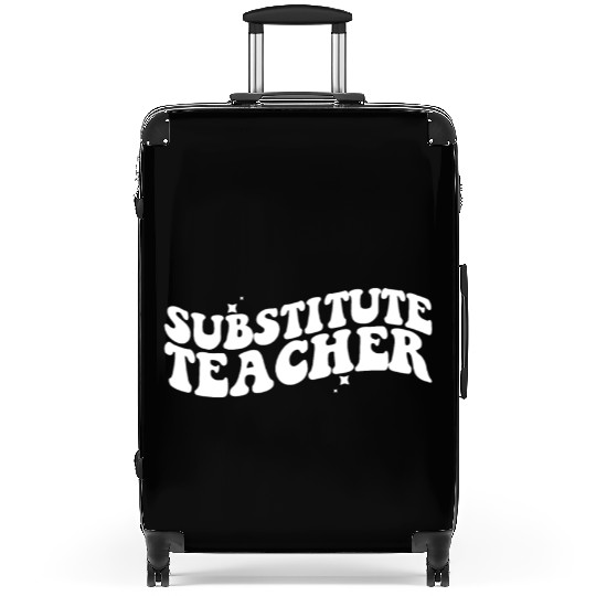 Substitute Teacher Back To School Sub Teacher Suitcases